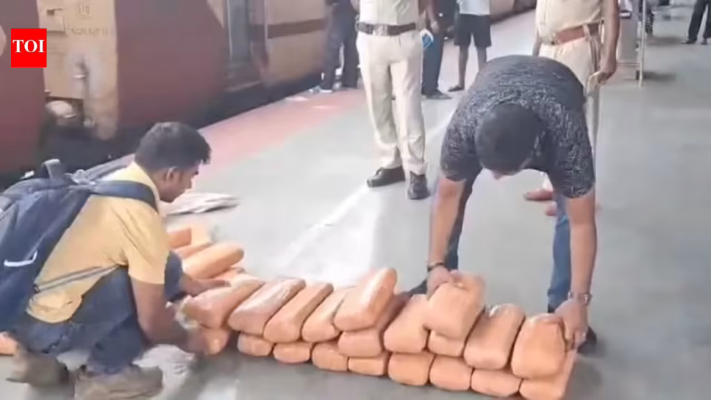 40kg of ganja seized from train in Bongaigaon | Guwahati News