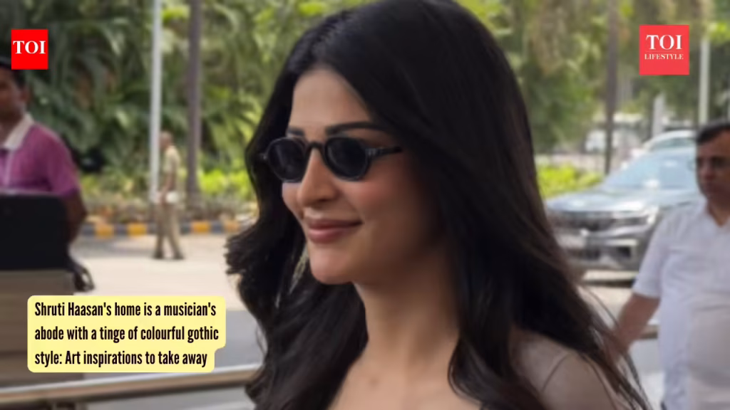 Shruti Haasan’s home is a musician’s abode with a tinge of colourful gothic style: Art inspirations to take away
