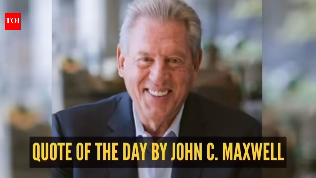 Quote of the day by John C. Maxwell: “A leader is one who knows the way, goes the way, and…” |