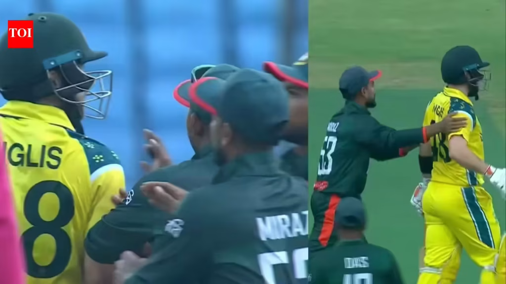Heated moment! Nahid Rana angers Josh Inglis with fiery send-off during BAN vs AUS 1st ODI – Watch | Cricket News