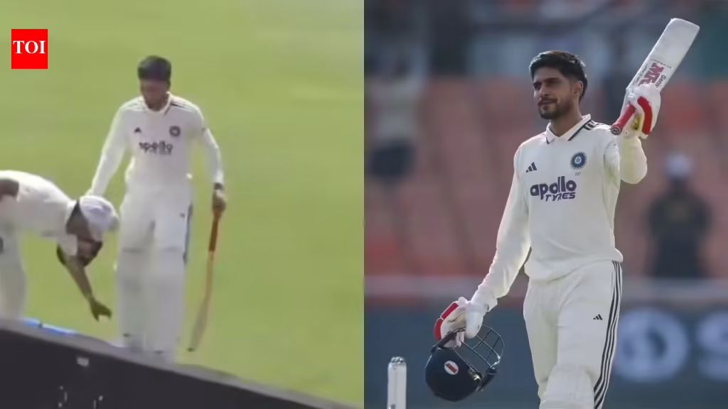Shubman Gill: Ball boy touches Shubman Gill’s feet after India captain’s century vs Afghanistan; video goes viral – WATCH | Cricket News