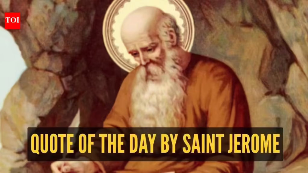 St. Jerome Quotes: Quote of the day for children by St. Jerome: “Good, better, best. Never let it rest. ‘Til your good is better and your…”