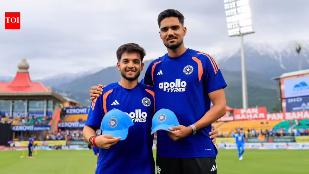 Harsh Dubey, Gurnoor Brar handed maiden ODI caps as India opt to field in 25-over contest | Cricket News
