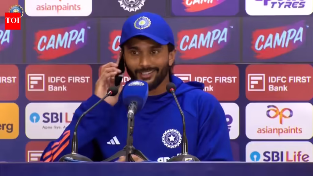 ‘The presser can wait’: Nitish Reddy pauses media interaction to answer mom’s call after India’s win – Watch | Cricket News