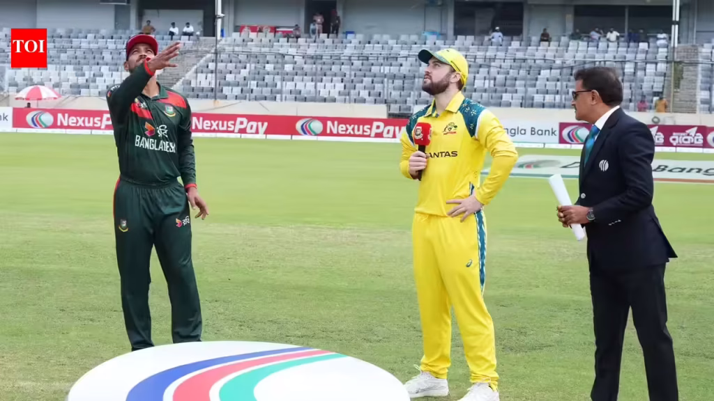Bangladesh 41/1 in 7.2 Overs | BAN vs AUS Live Score, 3rd ODI: Bangladesh opt to bat against Australia