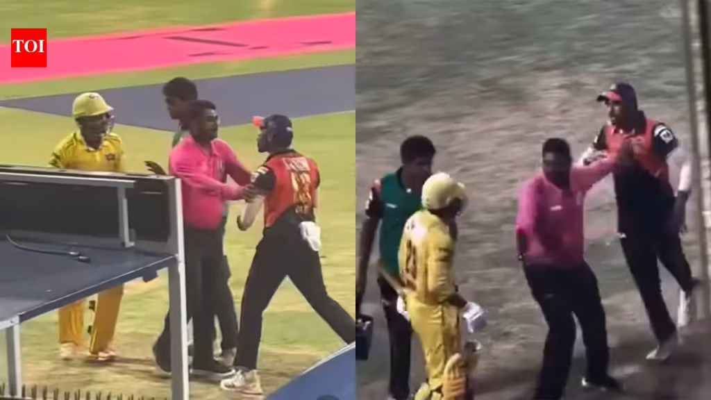 Watch: Tempers explode near dugout in thrilling T20 Mumbai League final at Wankhede | Cricket News