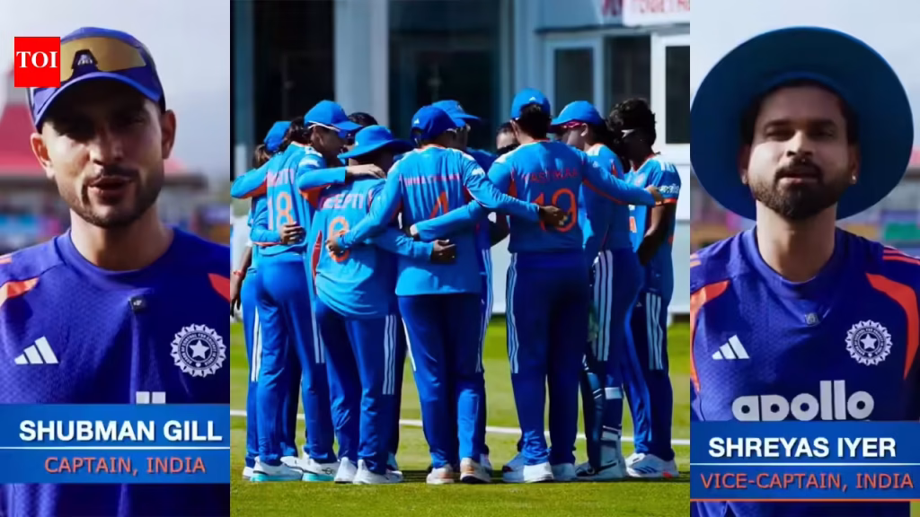 ‘Bring the cup home’: Gill, Gambhir, Iyer lead Indian men’s team’s message to Women in Blue ahead of Pakistan clash | Cricket News