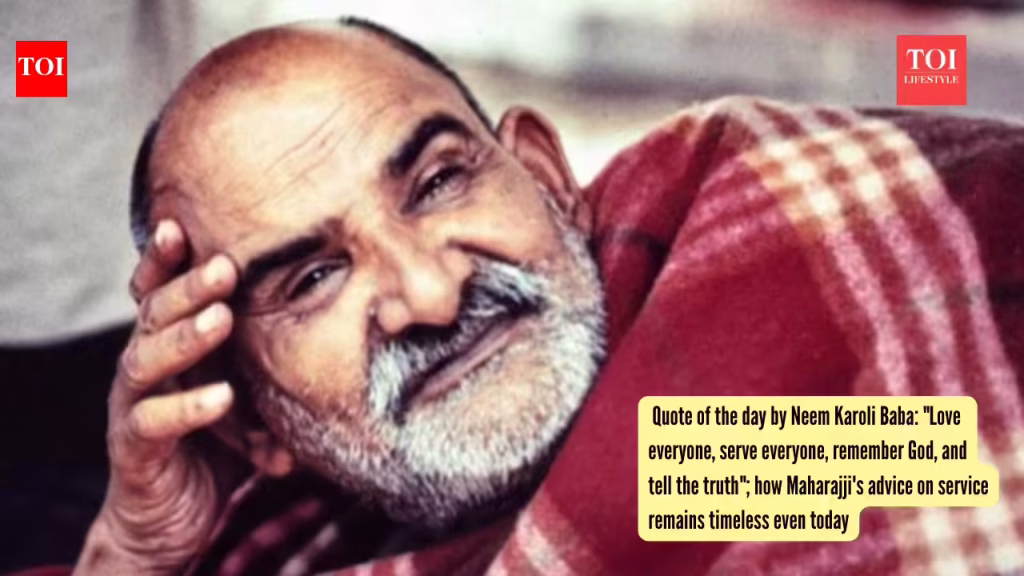 Neem Karoli Baba: Quote of the day by Neem Karoli Baba: “Love everyone, serve everyone, remember God, and tell the truth”; how Maharaj ji’s advice on service remains timeless even today