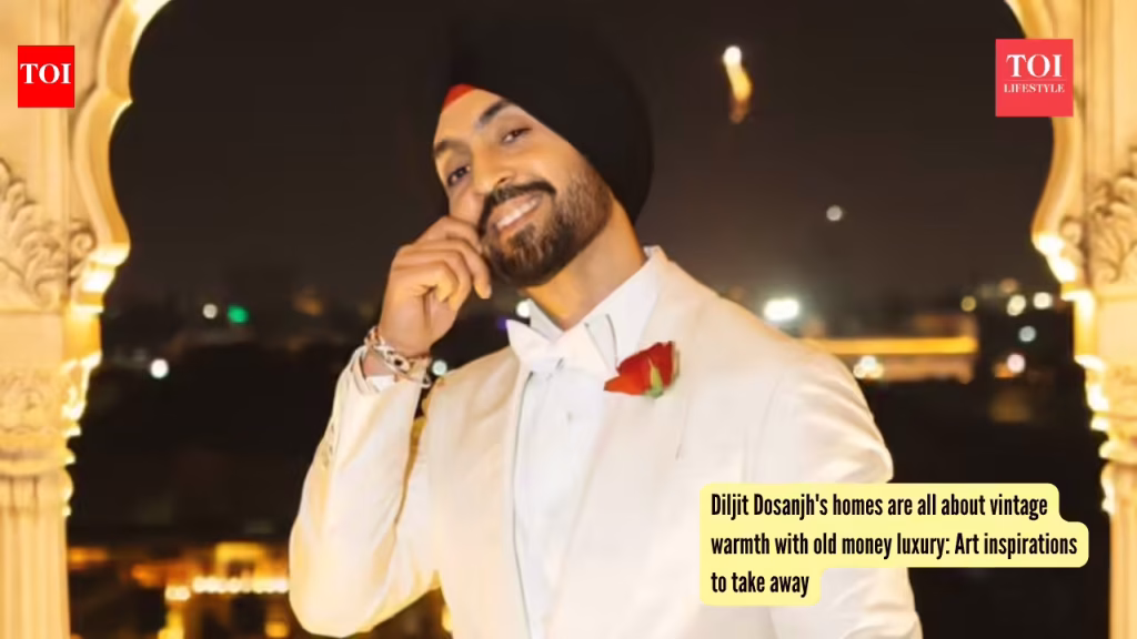 Diljit Dosanjh’s homes are all about vintage warmth with old money luxury: Art inspirations to take away