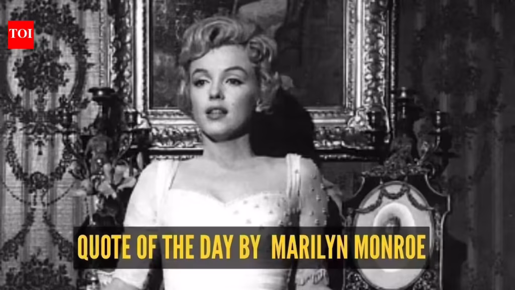 Marilyn Monroe Quote: Quote of the day for children by Marilyn Monroe: “I believe that everything happens for a reason. People change so that you can learn to let go, things go wrong so that you appreciate them when they’re right, you believe lies so you eventually learn to trust no one but yourself, and sometimes good things…”