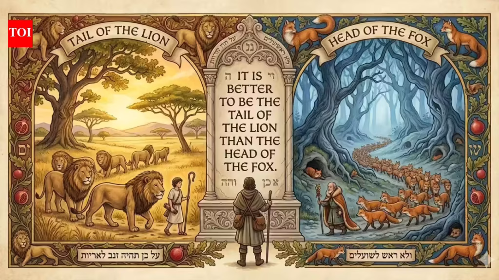 Jewish proverb of the day: “It is better to be the tail of the lion than…” |