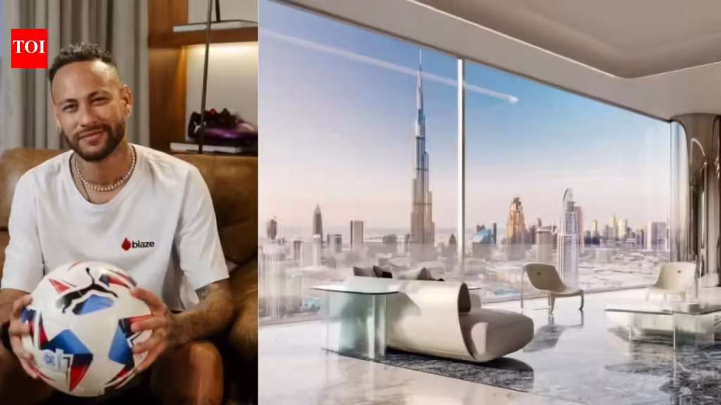 Neymar Jr.’s ₹450 crore Dubai penthouse is all about his football success, a unique private car lift, and stellar Burj Khalifa views