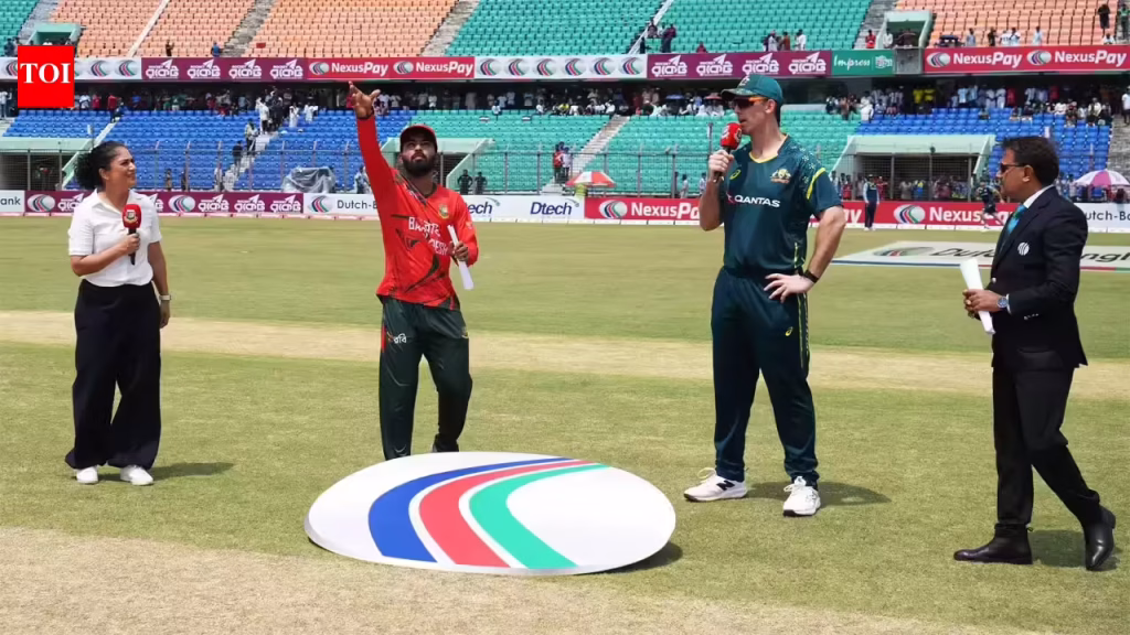 Bangladesh 0/0 in 0.0 Overs | Bangladesh vs Australia 1st T20I Live Score