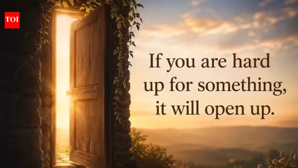 Korean proverb of the day: “If you are hard up for something, it will…”