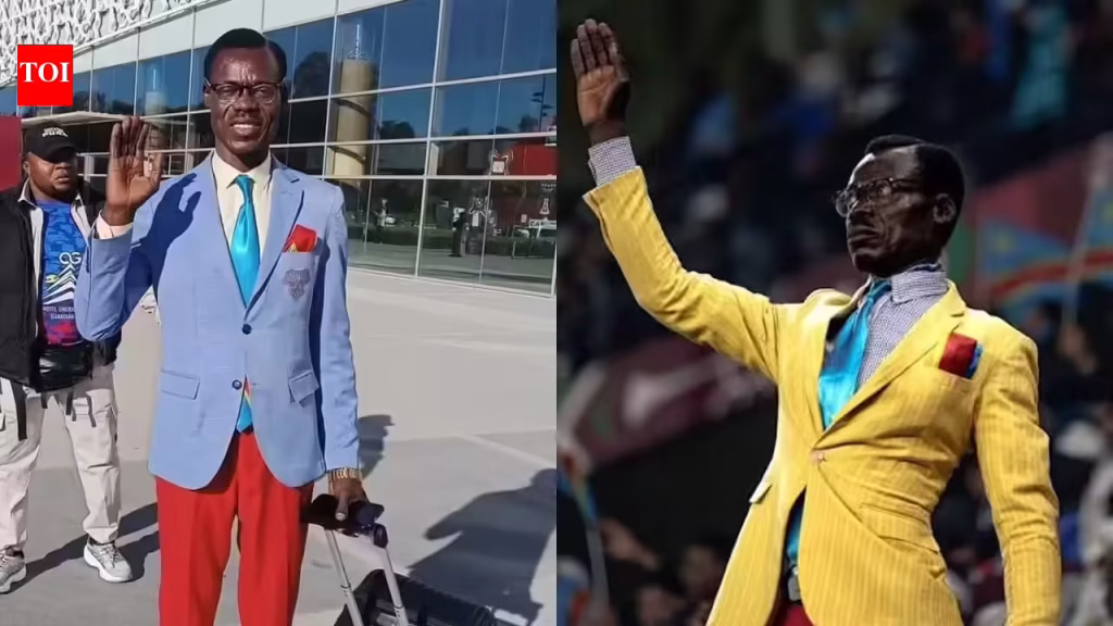 FIFA World Cup: Meet Michel Mboladinga, the DR Congo fan who stands like a statue for 90 minutes | Football News