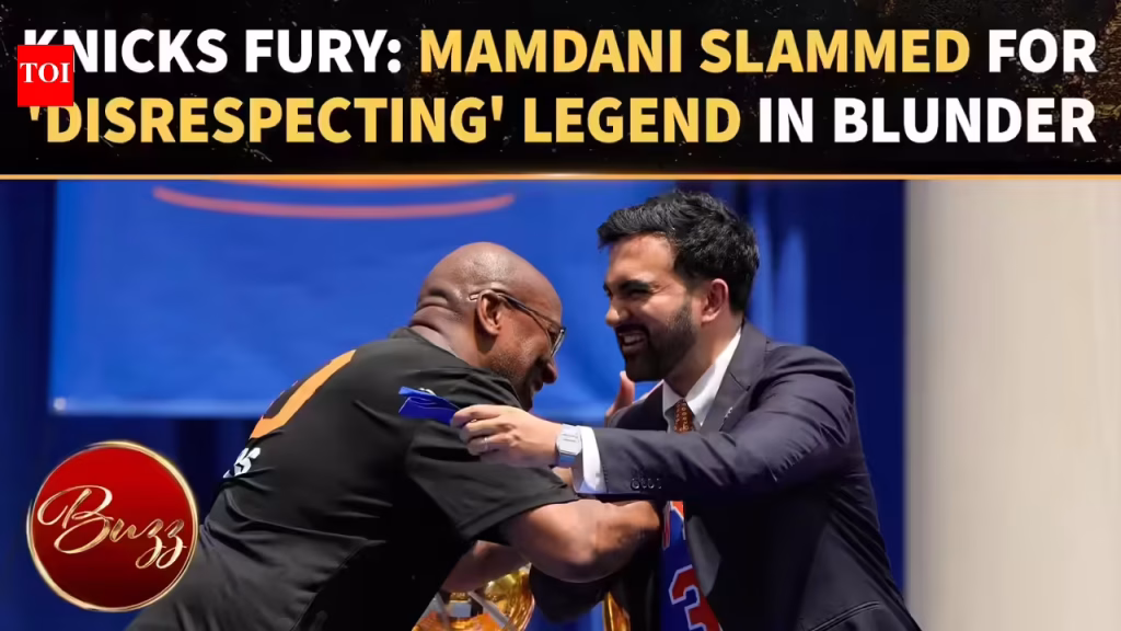 Knicks Fans Slam Mamdani After Embarrassing City Hall Jersey Blunder During NBA Title Parade