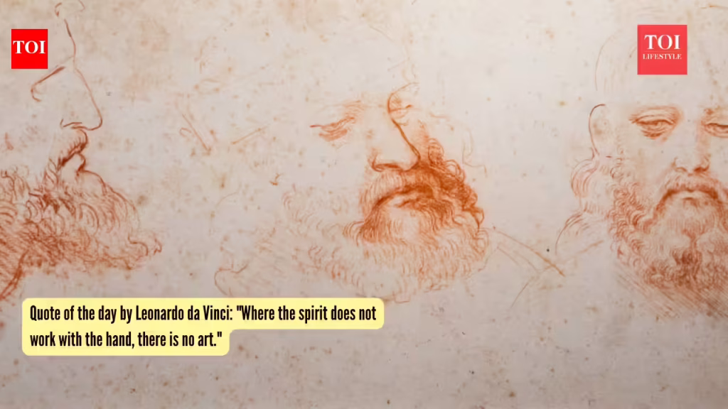 Leonardo Da Vinci Quote: Quote of the day by Leonardo da Vinci: “Where the spirit does not work with the hand, there is no art.”