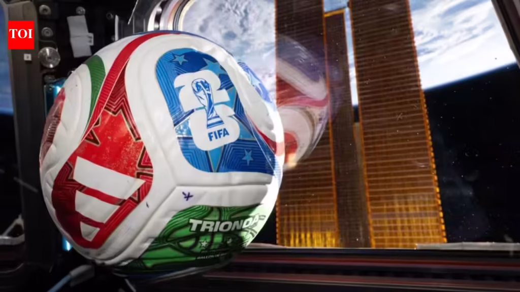 Football world cup goes orbital: FIFA’s official 2026 match ball ‘Trionda’ reaches ISS for Nasa experiment