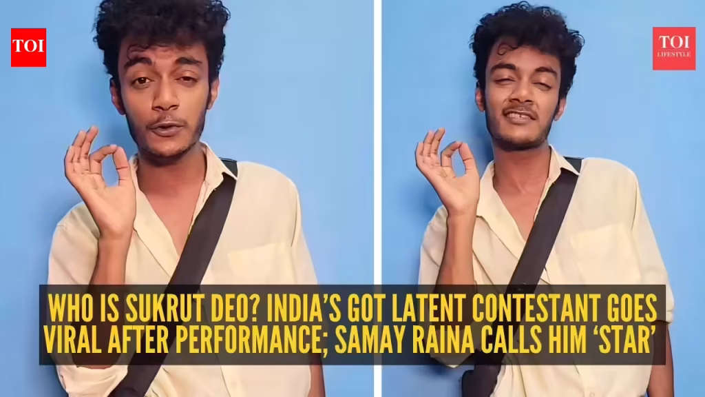Who is Sukrut Deo? India’s Got Latent contestant goes viral after performance; Samay Raina calls him ‘Star’