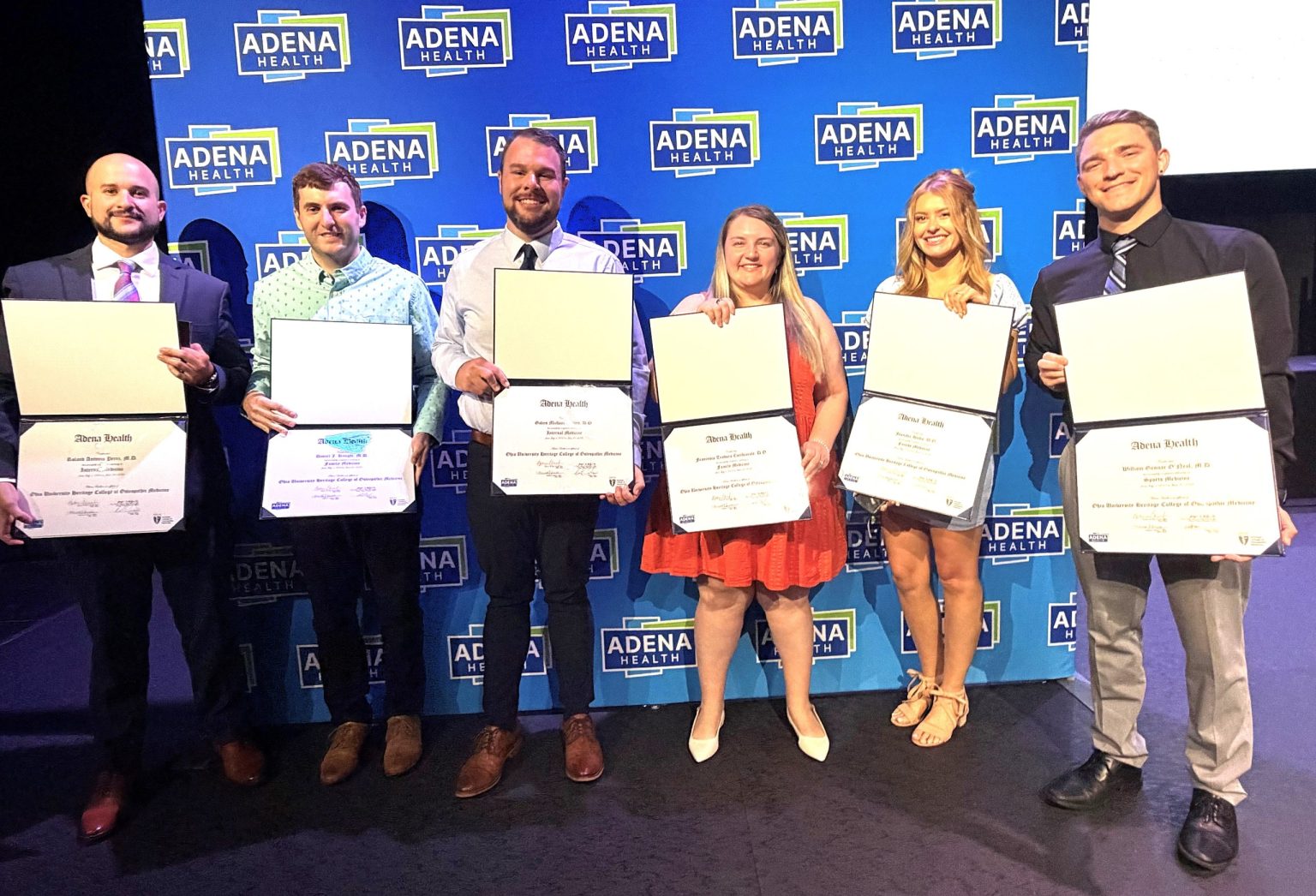 Six Resident Physicians Choose To Stay With Adena Health Following Graduation