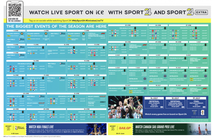Never miss a match! Emirates screens FIFA World Cup 26™ live on flights via Sport 24 | News