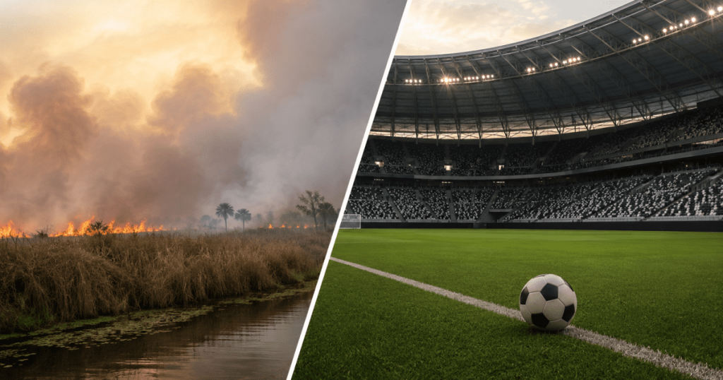What are the health implications of the Everglades wildfires, and will World Cup spectators and players be affected? | FIU News